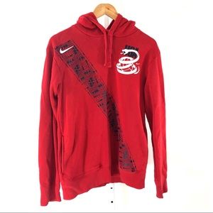 Nike USA World Cup Soccer Red Hooded Sweatshirt